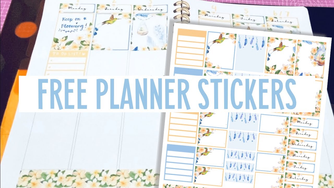 PLAN WITH ME | FREE Printable Planner Stickers | June 2020 Weekly ...
