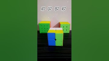 how to make strip patterns in 2x2 cube #shorts