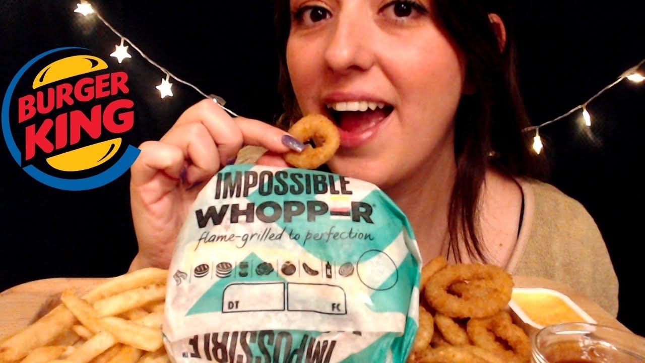 ASMR Burger King/İMKANSIZ WHOPPER/ KAÇIRILMA HİKAYEM /Soğan Halkası, Patates Kızartma/Asmr Türkçe