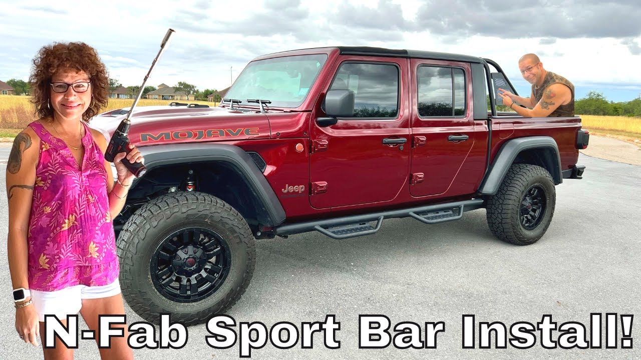 Jeep Gladiator NFab Sport Bar Install YouTube