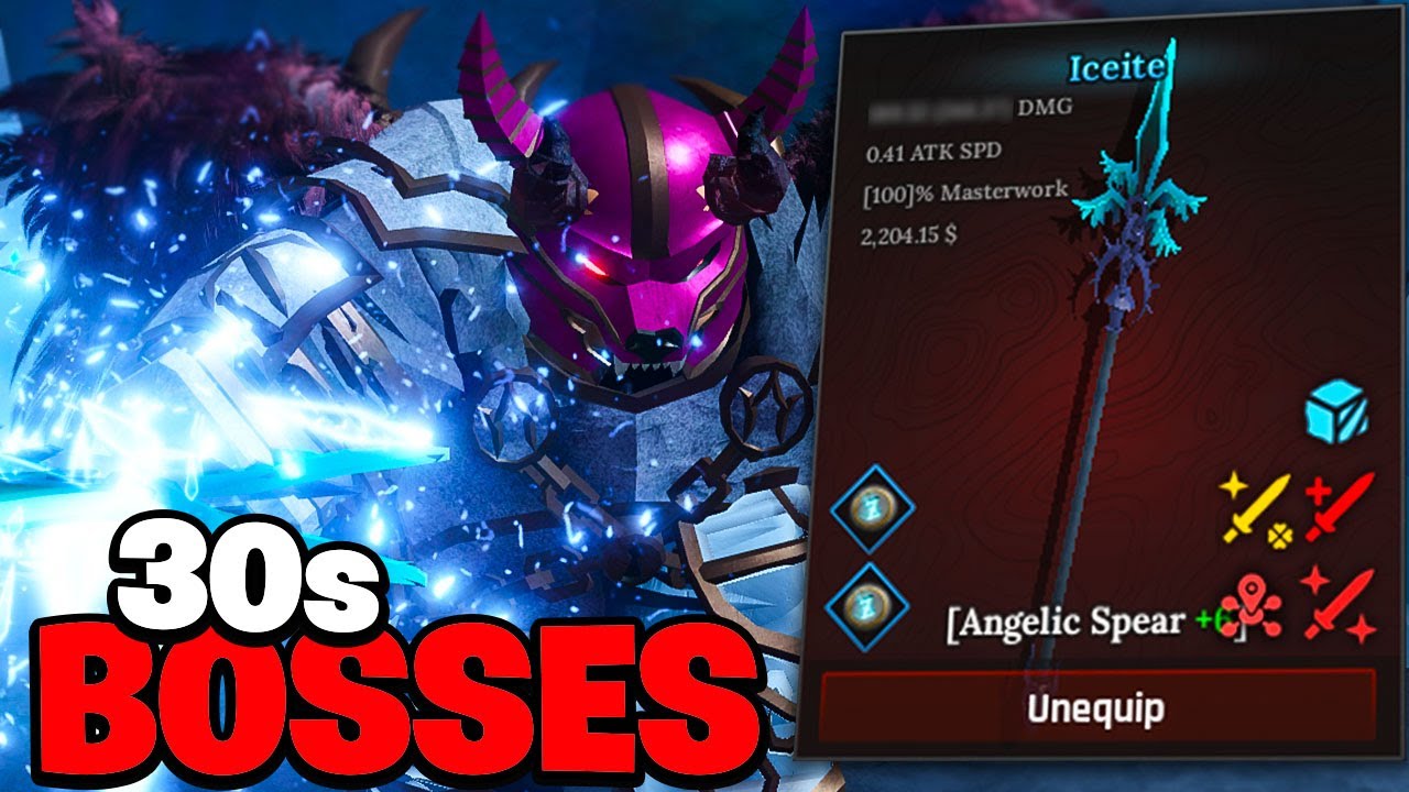 I Crafted an INSANE ANGELIC Spear (30s BOSSES) In The FORGE! - YouTube