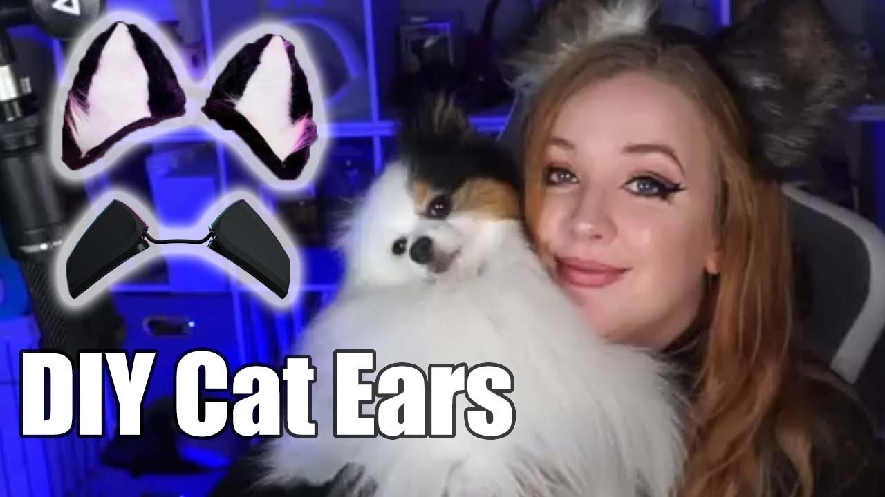 I WEAR MY DOGS EARS? | Cosgear Catgirl Ears DIY