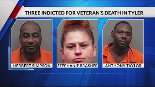 3 indicted for shooting death of veteran in his Tyler home