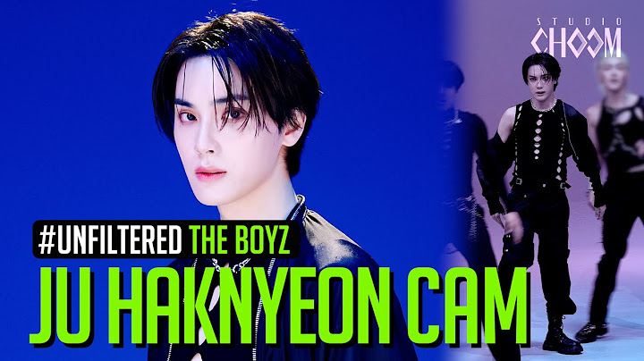 [UNFILTERED CAM] THE BOYZ JU HAKNYEON(주학년) 'TRIGGER (導火線)' 4K | STUDIO CHOOM