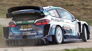 ⁣M-Sport Fiesta WRC at Rally Legend 2020 - Launch Control, Burnout, Jumps & Show!