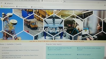 CMP08 Due date extended for July to Sep 2019 (2nd Qtr) to 22 Oct 2019, CMP08 Error, CMP08 Filing