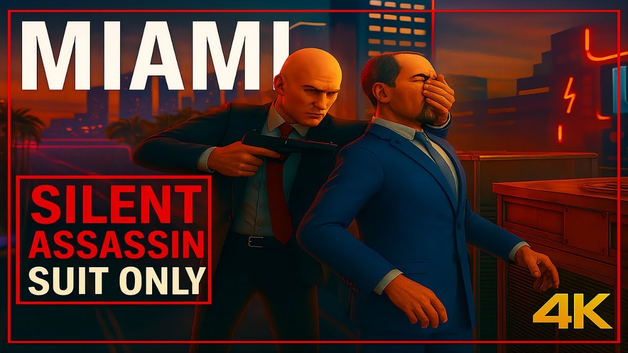 HITMAN | MIAMI | Silent Assassin Suit Only | 4K
