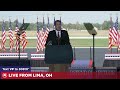 Midterm Rally in Lima, Ohio featuring Vice President JD Vance