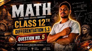 Class 12 Maths Chapter 5 Exercise 5.3 Q5 | Differentiation Class 12 | NCERT | 