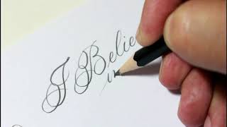 Handwriting practice Day 161 | English cursive handwriting practice | Calligraphy (Pencil)