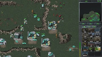 C&C Remastered-Mujalli Mod-Random VS 3 Hard AI "Pitfall"