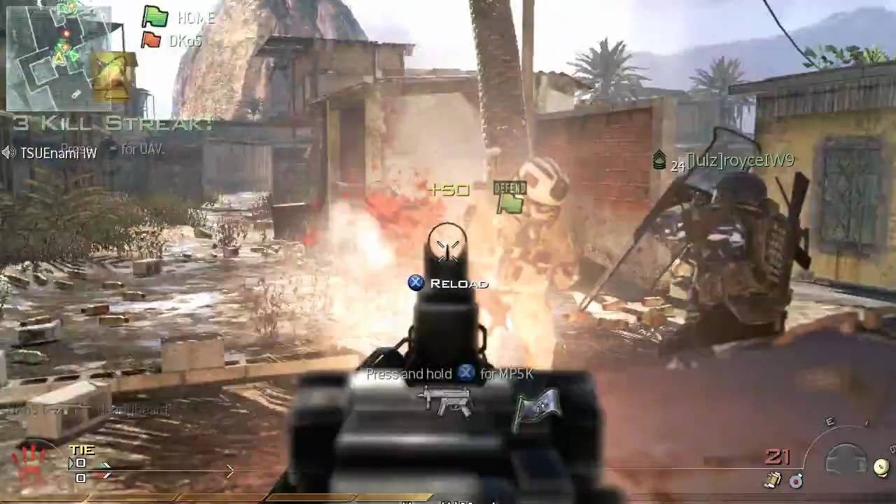 Modern Warfare 2 Multiplayer Gameplay Uncut: Flag Runner (Official