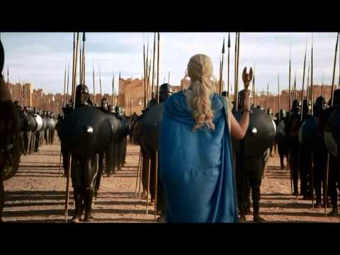 Epic Dragon Scene Game of Thrones Season 3 Daenerys Targaryen Rise to Power (Part 1) (HD)