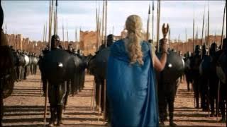 Epic Dragon Scene Game of Thrones Season 3 Daenerys Targaryen Rise to Power (Part 1) (HD)