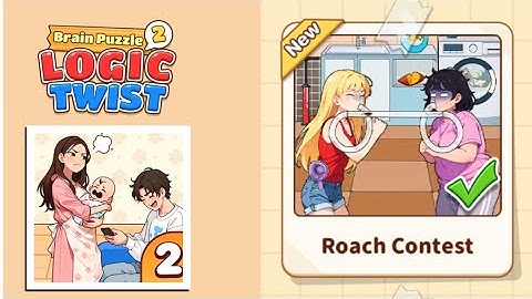 Brain Puzzle 2: Logic Twist Level 80 | roach contest Gameplay