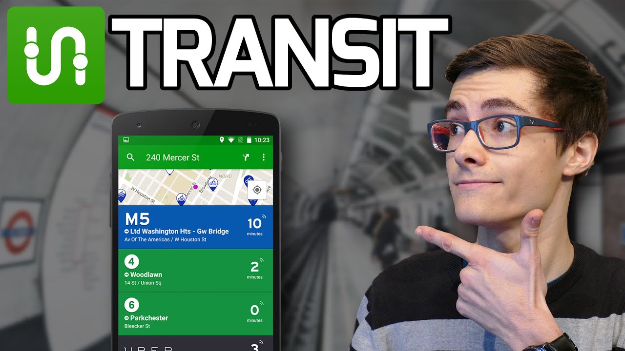 TRANSIT - Une EXCELLENTE appli pour les Transports en Commun - YouTube