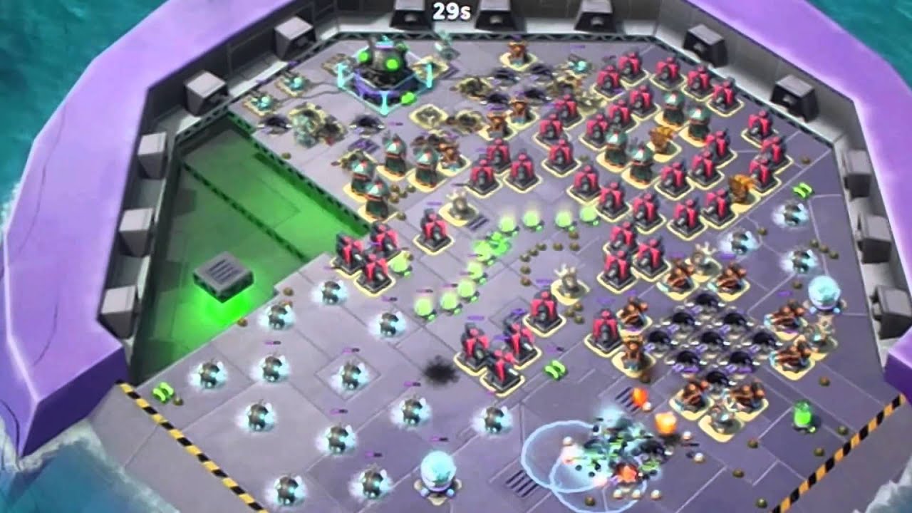 MEGA CRAB STAGE 18 BOOM BEACH March 2016 Take Down