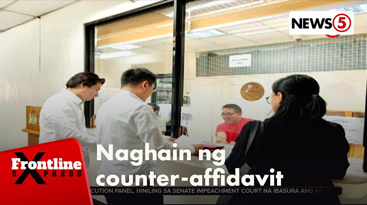 VP Sara, naghain ng counter-affidavit vs. inihaing reklamo kaugnay sa kanyang confidential funds