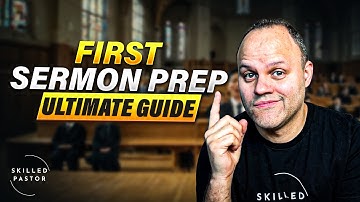 How to preach for the first time - Simple Method 2024-2025