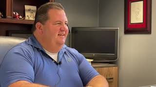 Athens County Prosecutor Keller Blackburn interviews Bryan Darst