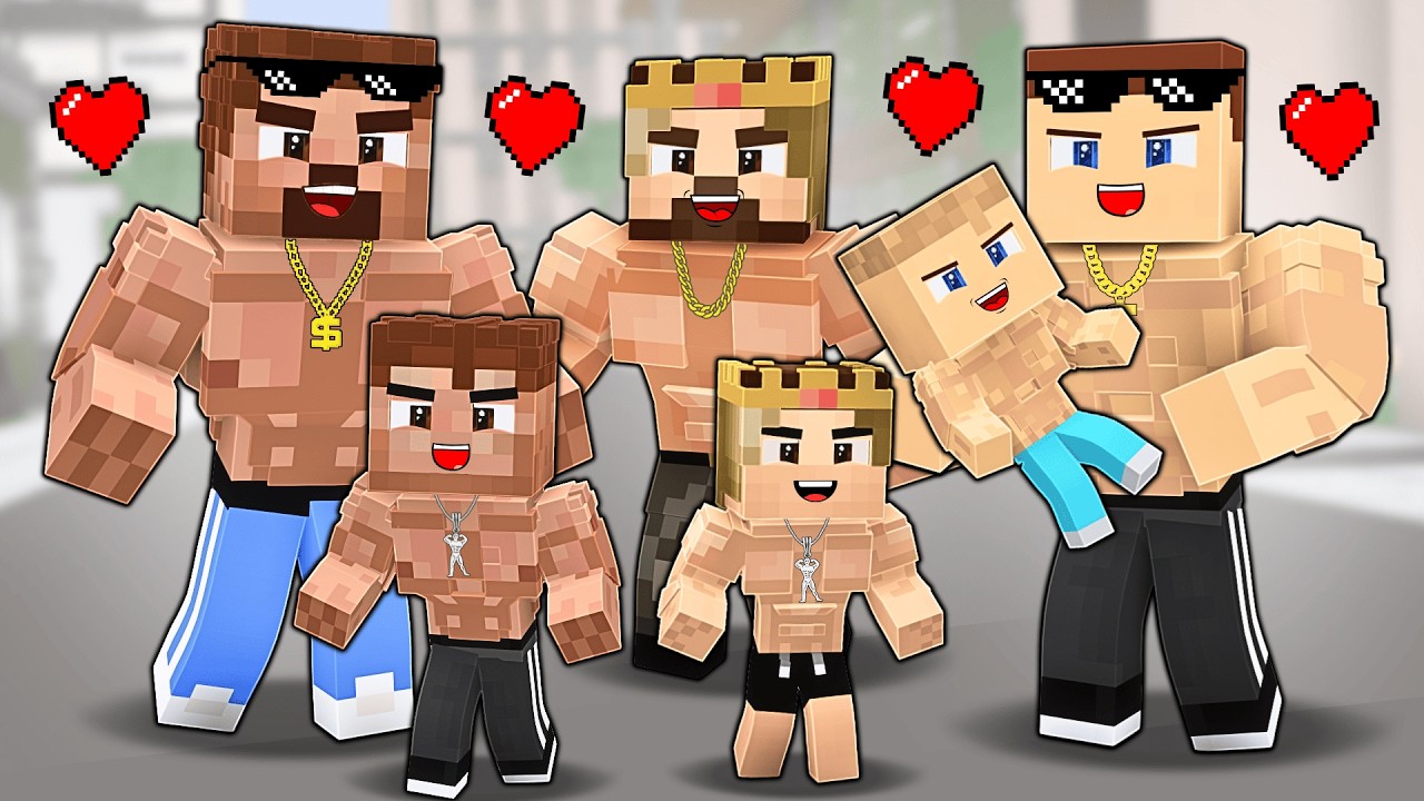KASLI KEREM KOMİSER ZENGİN VE FAKİR'İN KASLI BEBEKLERİ OLDU! 🥰 - Minecraft