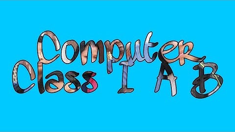 Computer,Class I A&B , Chjapter II, Uses of a computer, Revision Video Part 5
