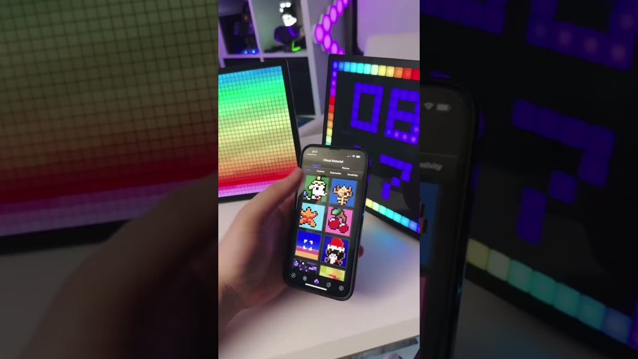 Customizable pixel display for any room #brandonwavetech