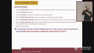 "Porte aperte alla Sapienza 2024" _ Studiare le Scienze a Scienze matematiche, fisiche e naturali