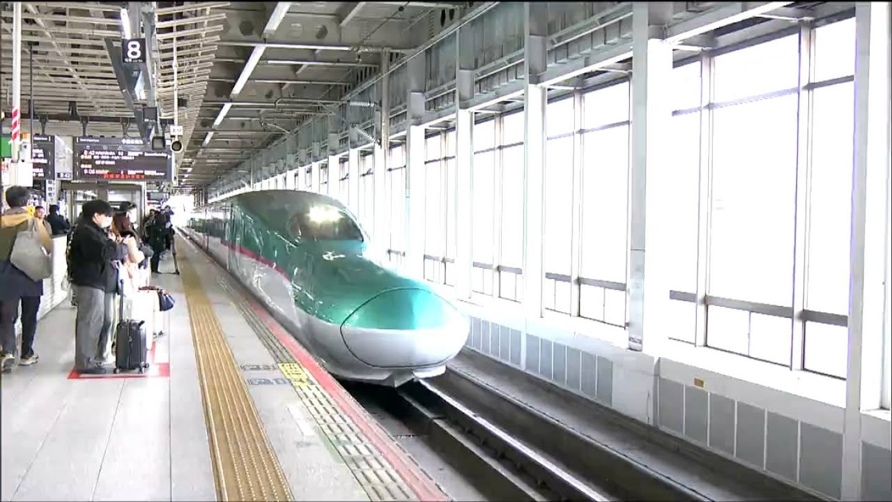 年末年始の東北新幹線の利用者 前年比3万人増 最大9連休と穏やかな天気