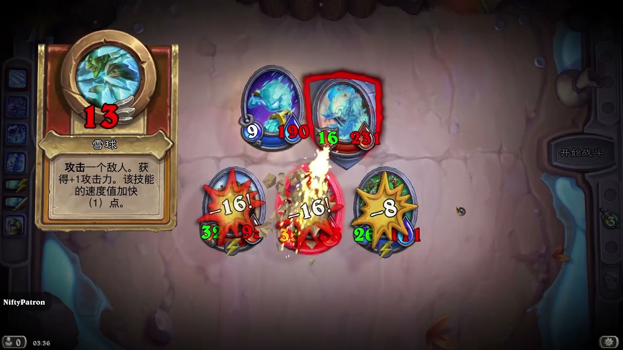 Hearthstone Mercenaries PVE 3-3 Winterspring: Avalanchan Heroic