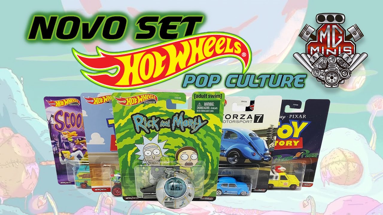 Hot Wheels Rick And Morty Set Cultura Pop 2020 - Transit Super Van 1:64 Diecast