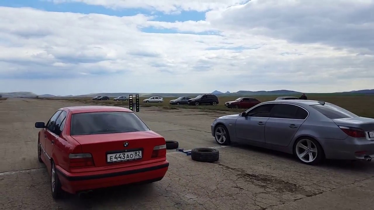 BMW e36 325td (mod tds) vs BMW e60 530td (boost up) YouTube