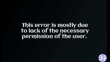 Method to Fix SQL error 3415