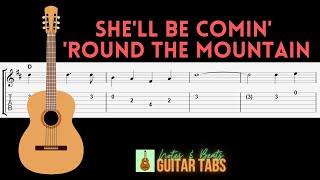 She'll Be Comin' 'Round the Mountain GUITAR TAB Resimi