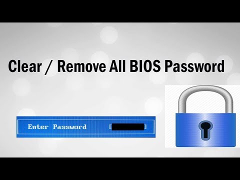 How to Clear / Remove All BIOS Password ! Easy steps & works