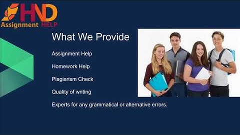HND assignment help in UK