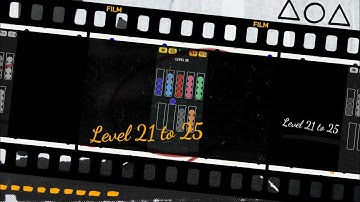 Playing Ball Sort Puzzle level 21 to 25 devil moon gaming