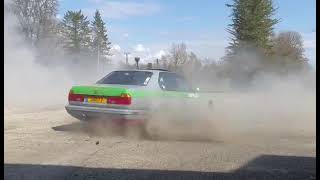 BMW E32 Turbo test