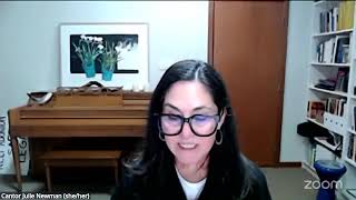 Daily Meditation Sit 05.29.25 with Cantor Julie Newman