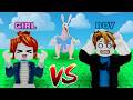 GIRL VS BOY Completed the New Update 99 Nights in the Forest Roblox