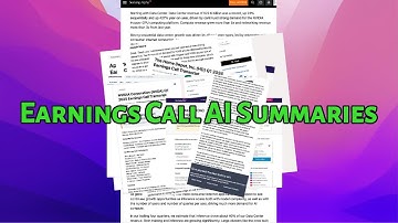 EarningsCall.ai: Summarize lengthy Earnings Calls using AI