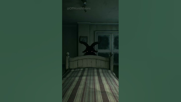 He only watches when you sleep 👀 #scary #shorts #cg #cgi #demon #monster #bedroom