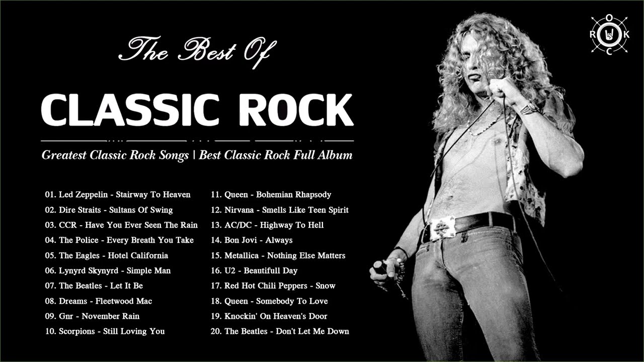 Classic Rock Music Top 20 Best Classic Rock Of All Time YouTube
