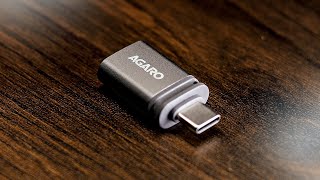 AGARO Blaze USB 3.0 to USB Type C OTG Adapter | Metal Body