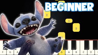 Download lagu He Mele No Lilo - Lilo and Stitch | Beginner Piano Tutorial | Easy Piano