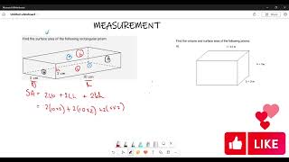 MEASUREMENT GRADE 10| RECTANGULAR PRISM