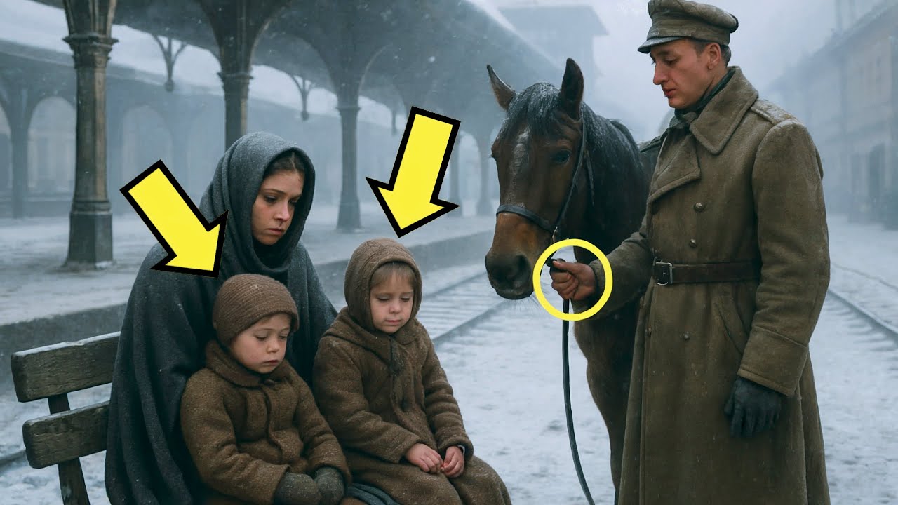 ALONE AT THE STATION WITH HER KIDS… A STRANGER CHANGED EVERYTHING