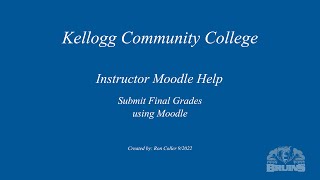 Moodle 3.10+ Final Grades