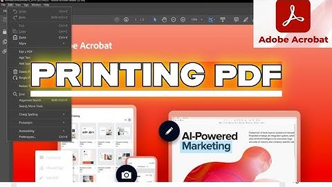 How to Print Pdf in Adobe Acrobat 2025?