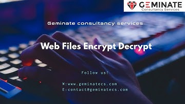 Web Files Encrypt Decrypt [ www.geminatecs.com ]